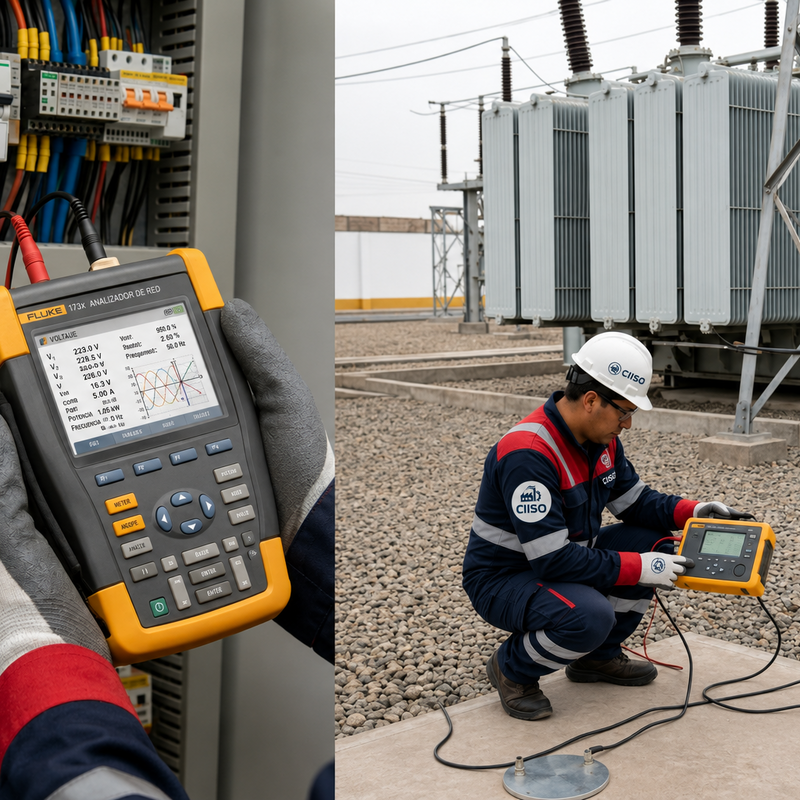 Termografía y diagnóstico en subestación